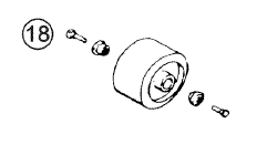 Bottom Wheel Bearing & Stud - Pair MK602597 - Poolshop.com.au Bottom Wheel Bearing & Stud - Pair MK602597 - Poolshop.com.au